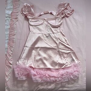 COPY - Serpenti Apparel ballerina pink bellina mini dress